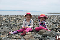 Playing On Rocky Beach