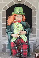 Nara Dressed Like Leprechaun