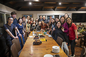Group Shot With Cakes