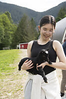 Nara With Goat