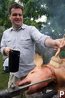 Brushing Pig