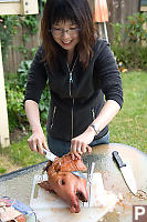 Helen Carving The Head