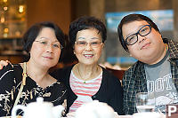 Theresa Aunt Lillian And David At Table