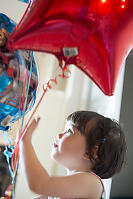 Claira With Balloons