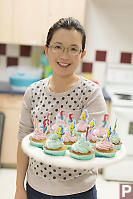 Helen With Cupcakes