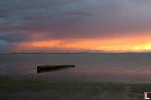 Iona Spit At Sunset