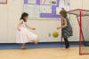 Nara And Noelle Playing Soccer