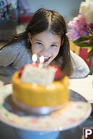 Claira With Birthday Cake