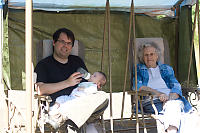 Feeding Nara On Outside Swing