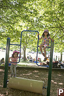 Haley And Nara Climbing