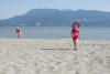 Walking On The Sand At Spanish Banks