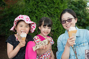 Eating Cones Together