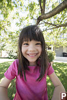 Claira Under Front Yard Tree