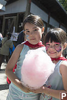 Kids With Cotton Candy