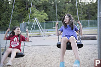 Kids On Swings
