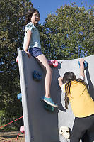 Nara On Climbing Wall