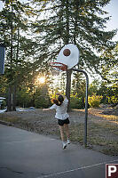 Nara Practicing Layup