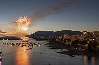 Orange Fireworks