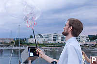 David With Bubbles