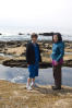 Helen And Janet At The Beach