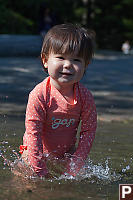 Nara Having Fun In The Lake