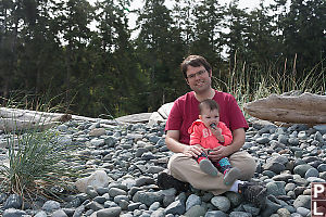 Claira Eating A Rock