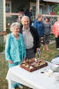 Grandparents With Giant Cake