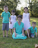 Grandma And Her Grandchildren