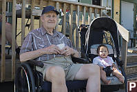 Great Grandfather And Arabella Having Tea