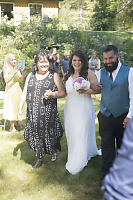 Jessica Walking In With Mom And Brother