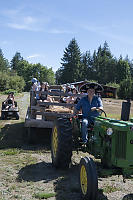 Tractor With Support Vehicle