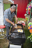 David Cooking Breakfast