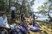 Eating Lunch On Overlook