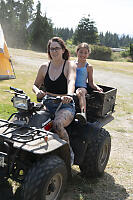 Kayla And Arabella On ATV