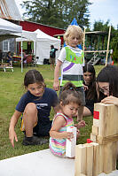 Kids Playing With Blocks