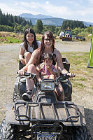 Madison Kayla And Claira On ATV