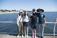 Standing On Breakwater