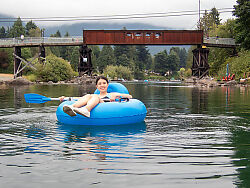Claira At Rail Bridge