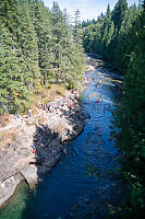 Oyster River Potholes From Bridge