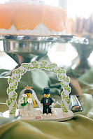 Lego Figures In Giant Cake Land