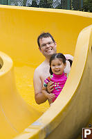 John And Nara Finishing The Slide