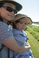 Nara And Helen On Hay Ride