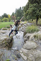 Nara Floating Over Creek