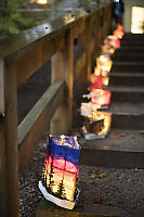 Lanterns Next To Stairs