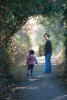 Nara And Grandma In Tunnel