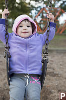 Claira On Big Girl Swing