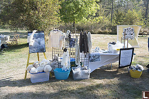 Wool Products At Farmers Market