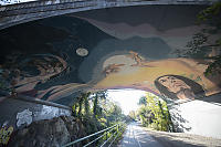 Painting On Understide Of Overpass