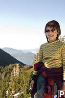 Helen At Howe Sound Lookout