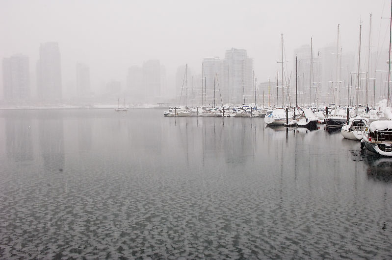 False Creek Starting To Freeze